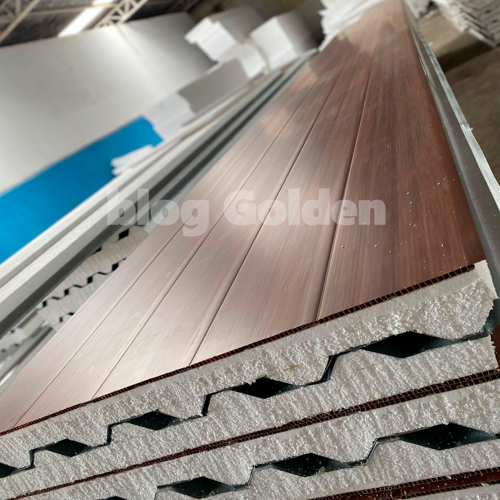 Fabrica de telhas galvalume certificadas - Goldentelha Fábrica Especialista Telha galvalume Isotérmica com Acabamento em PVC