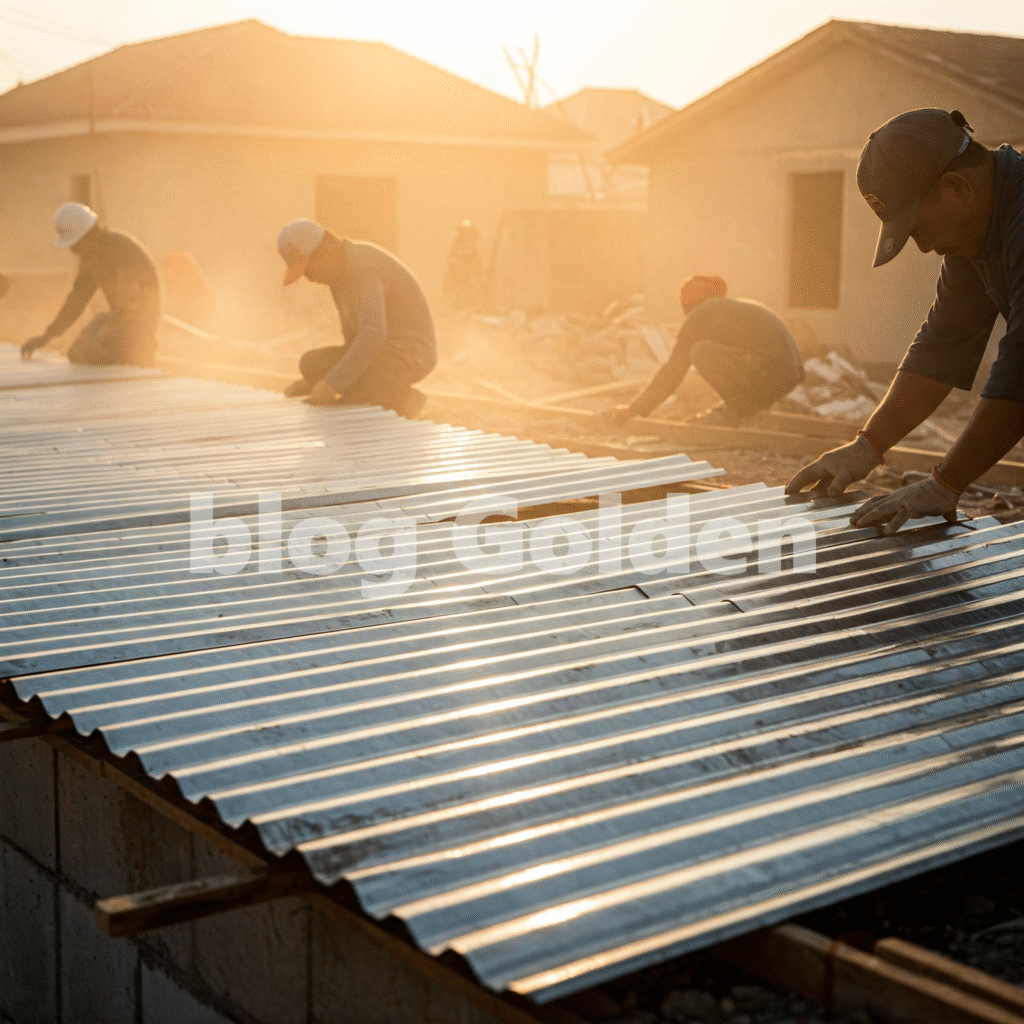 Fabrica de telhas galvalume certificadas - Goldentelha Fábrica Especialista Vantagens de usar telhas galvalume em obras